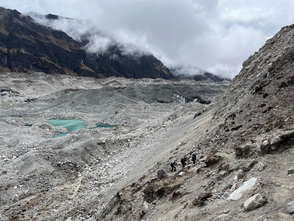 Day 12: Thangnak to Gokyo – crossing the Ngozumba&nbsp;glacier
